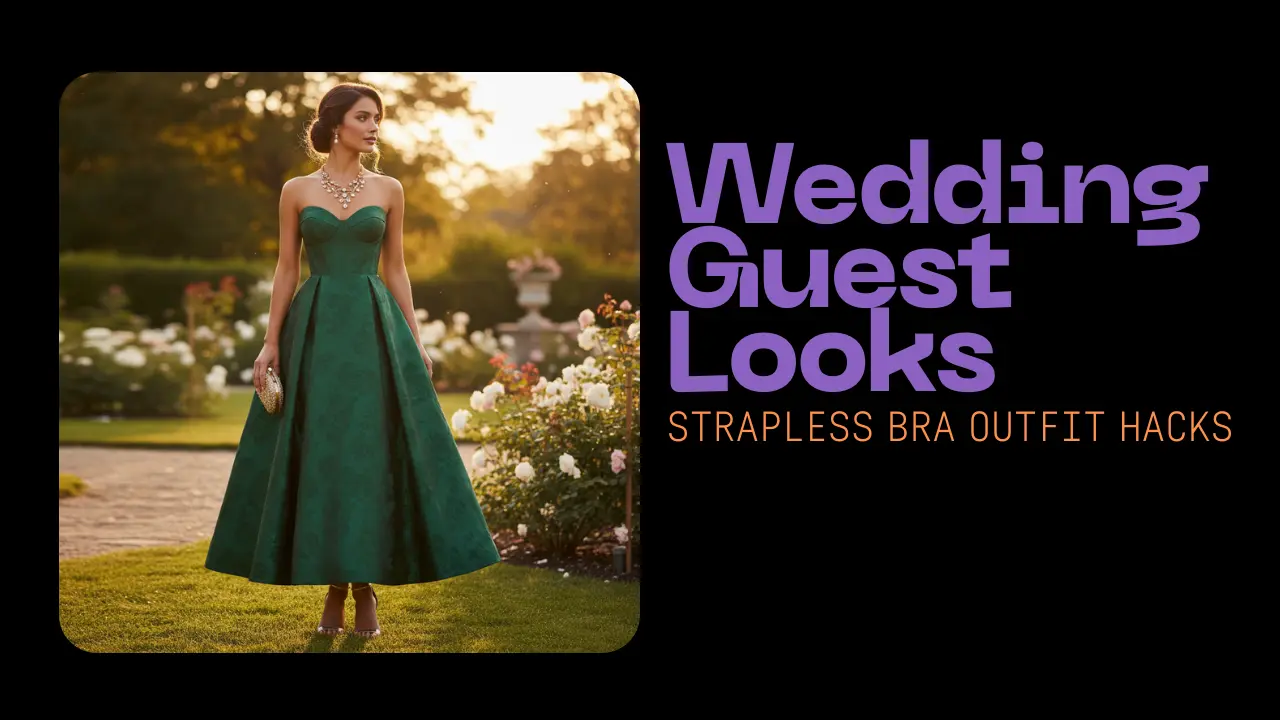 Wedding Guest Looks Strapless Bra Outfit Hacks