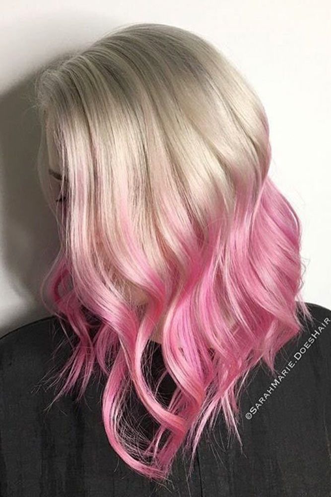 Classic ombre hair showing dark roots blending smoothly into lighter ends — a signature gradient style from Trademark Salon.