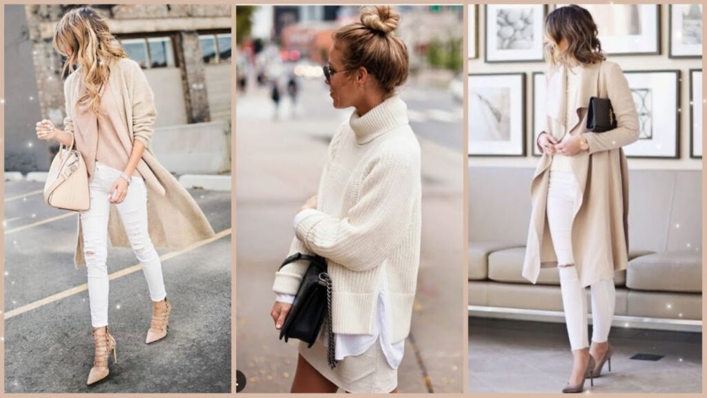 Moda 2025: conjunto monocromático combinado con abrigo llamativo