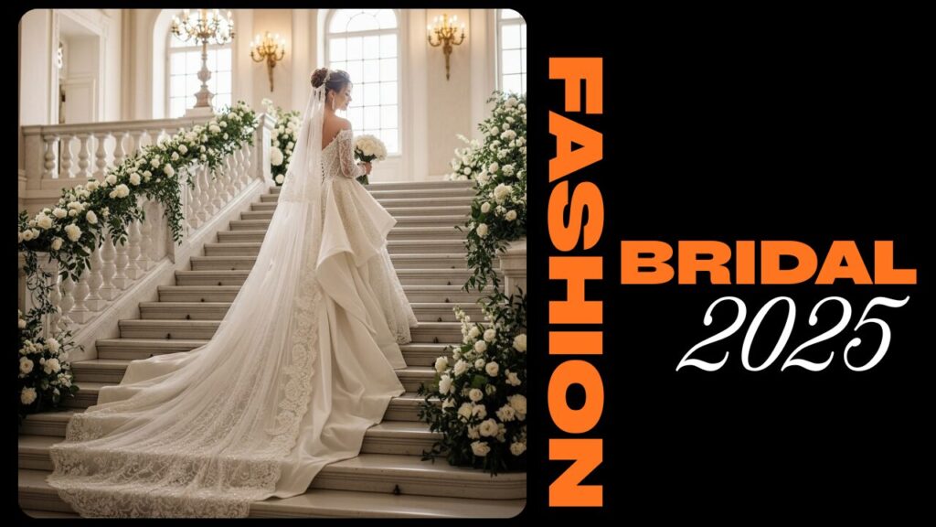 Bride in a luxury bridal gown, 2025 couture style
