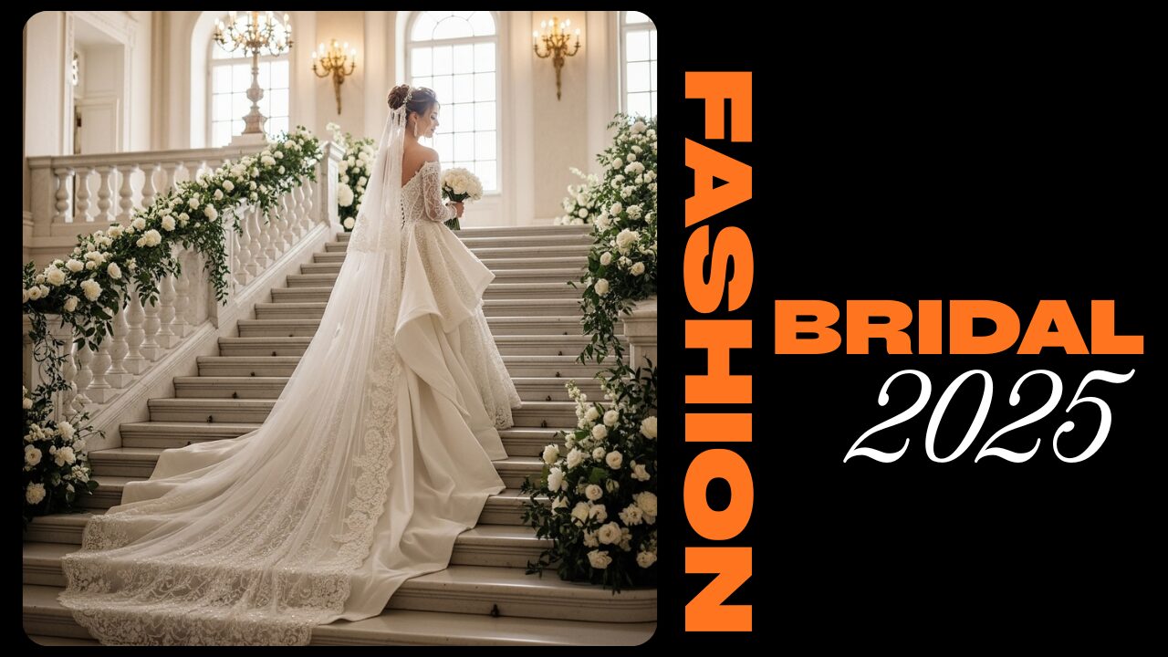 Bride in a luxury bridal gown, 2025 couture style