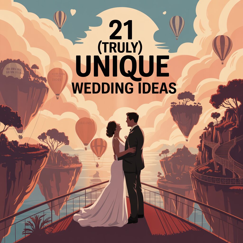 21 (Truly) Unique Wedding Ideas