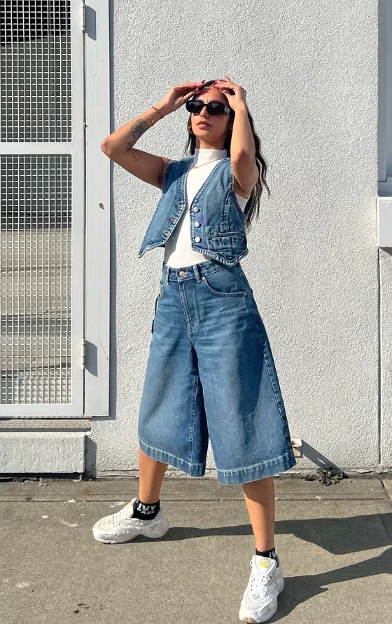 Jorts outfit ideas