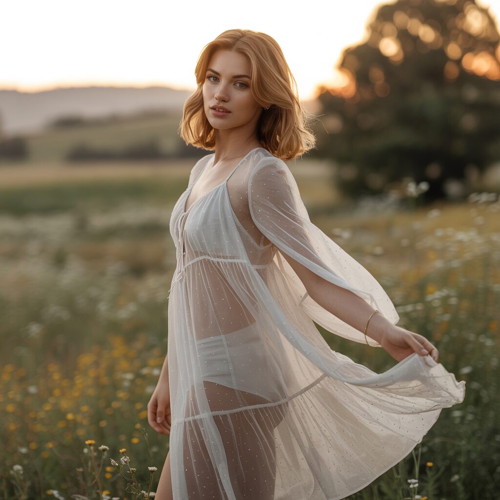 Light sheer dress