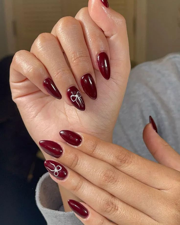 Mocha Nails Dark Cherry Wine