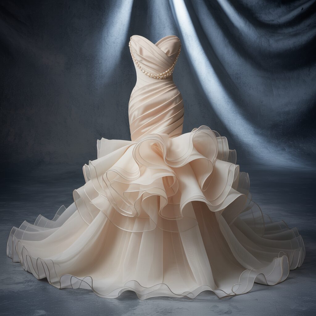 Organza Mermaid Gown