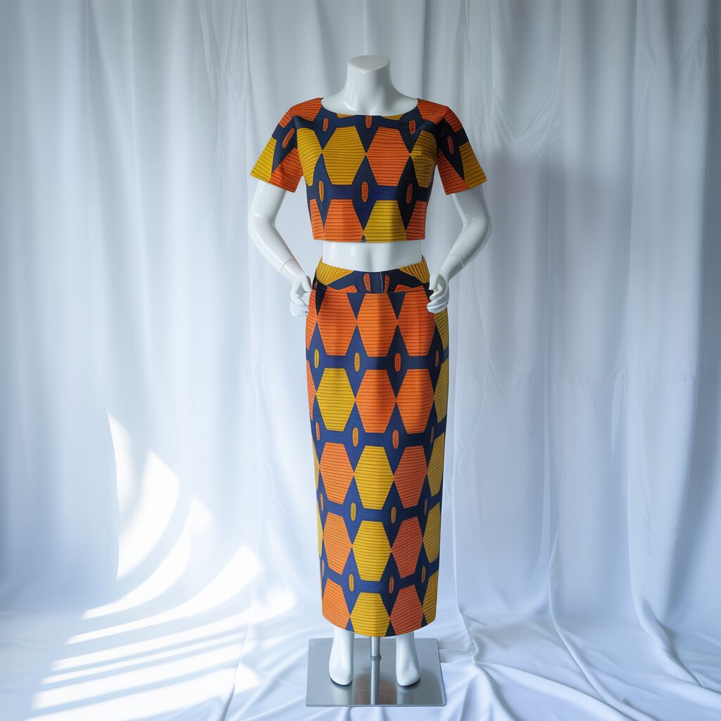 Short Ankara Two Piece.