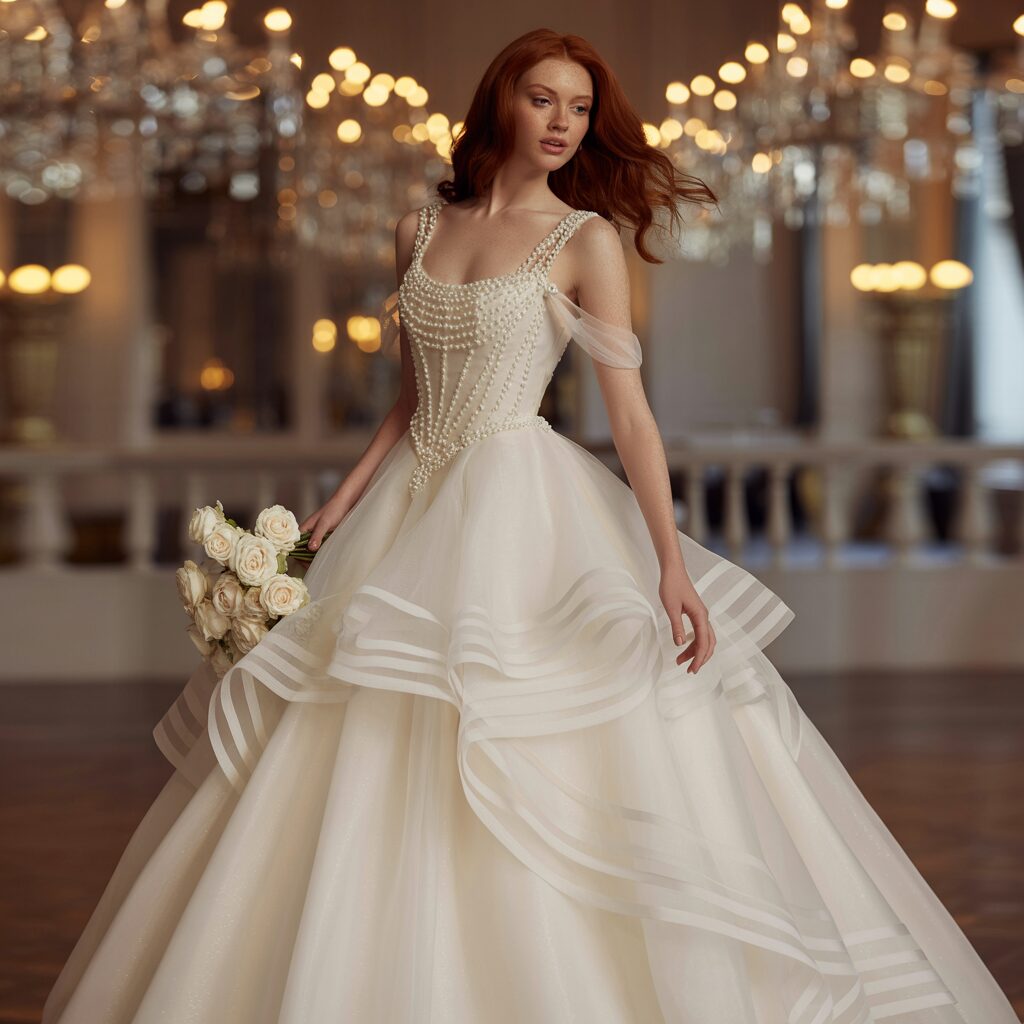 luxury bridal dress