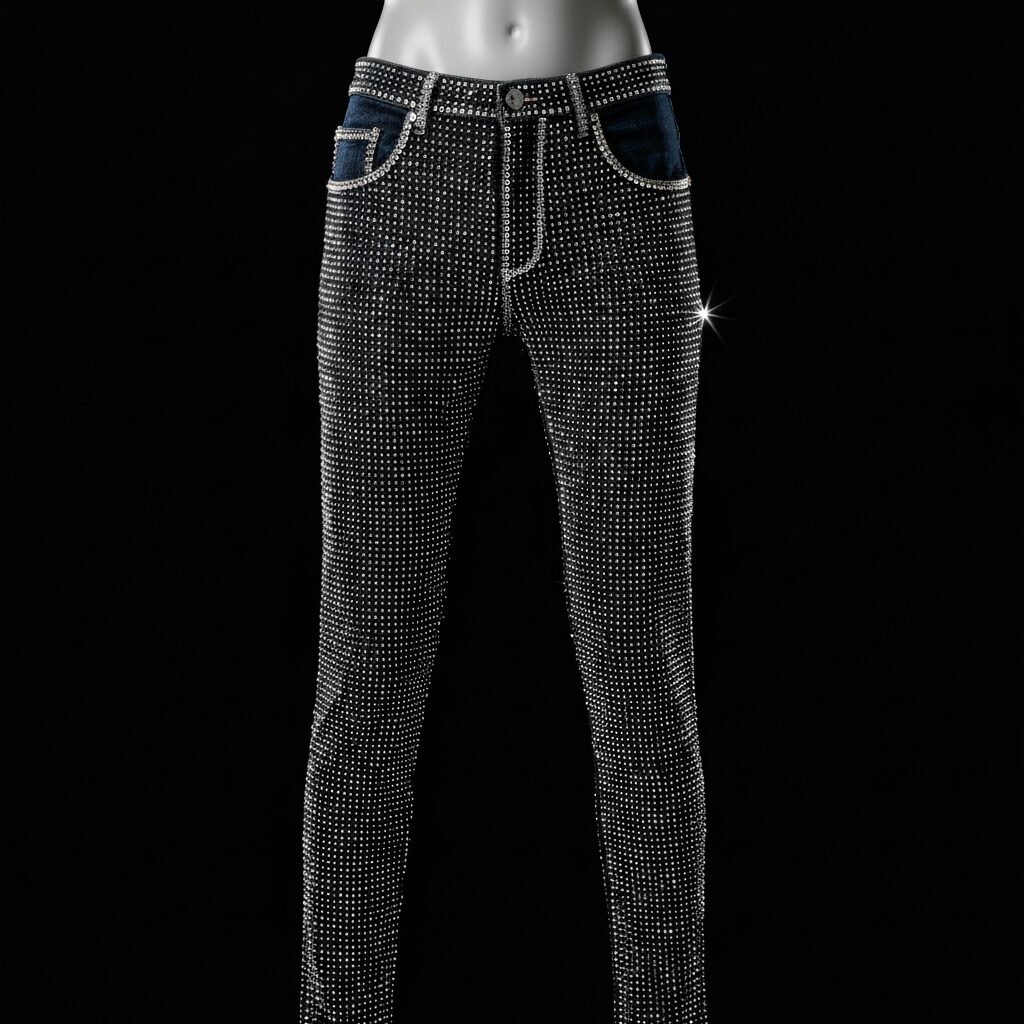 Acne Studios Rhinestone Jeans