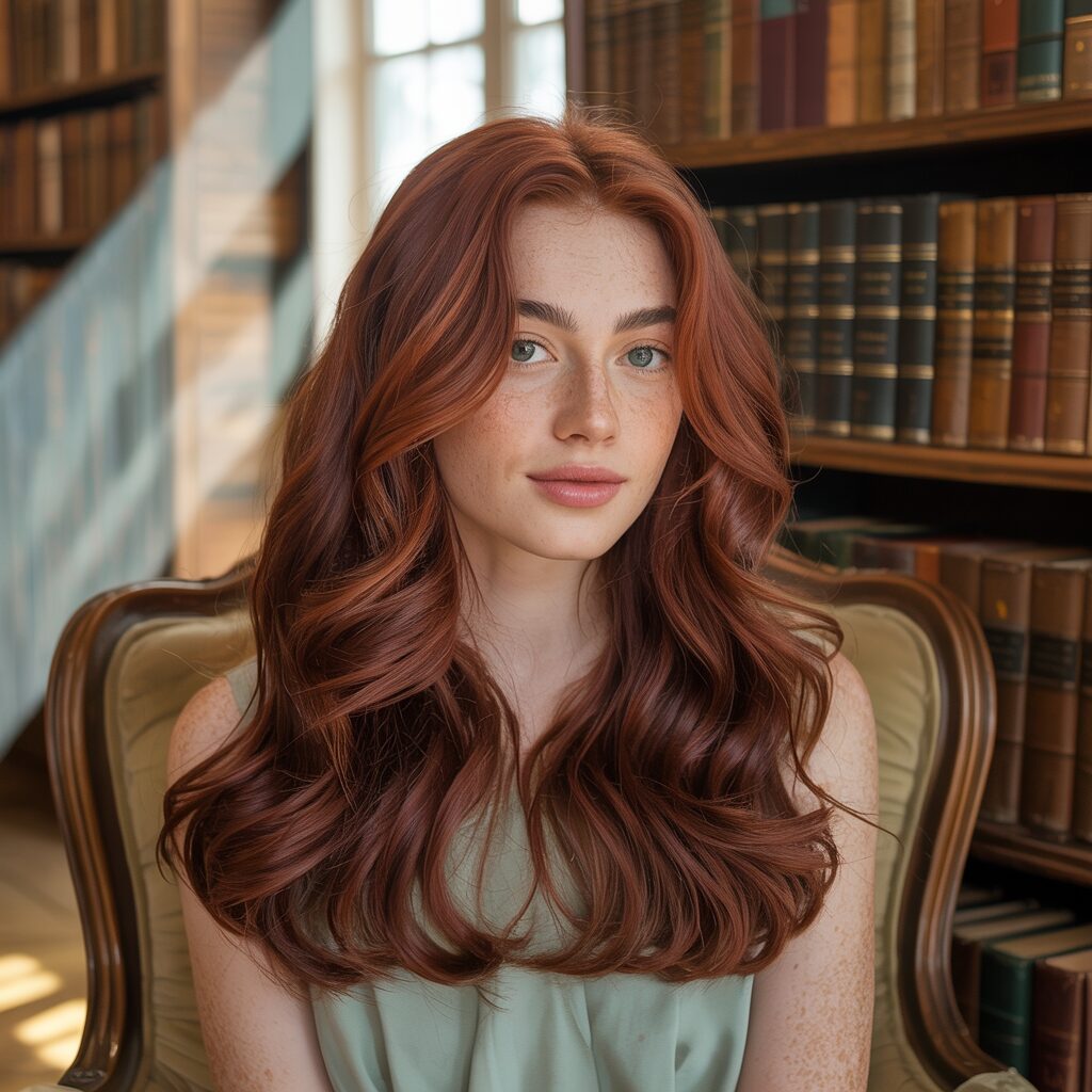 Chestnut Mocha Brown Hair.
