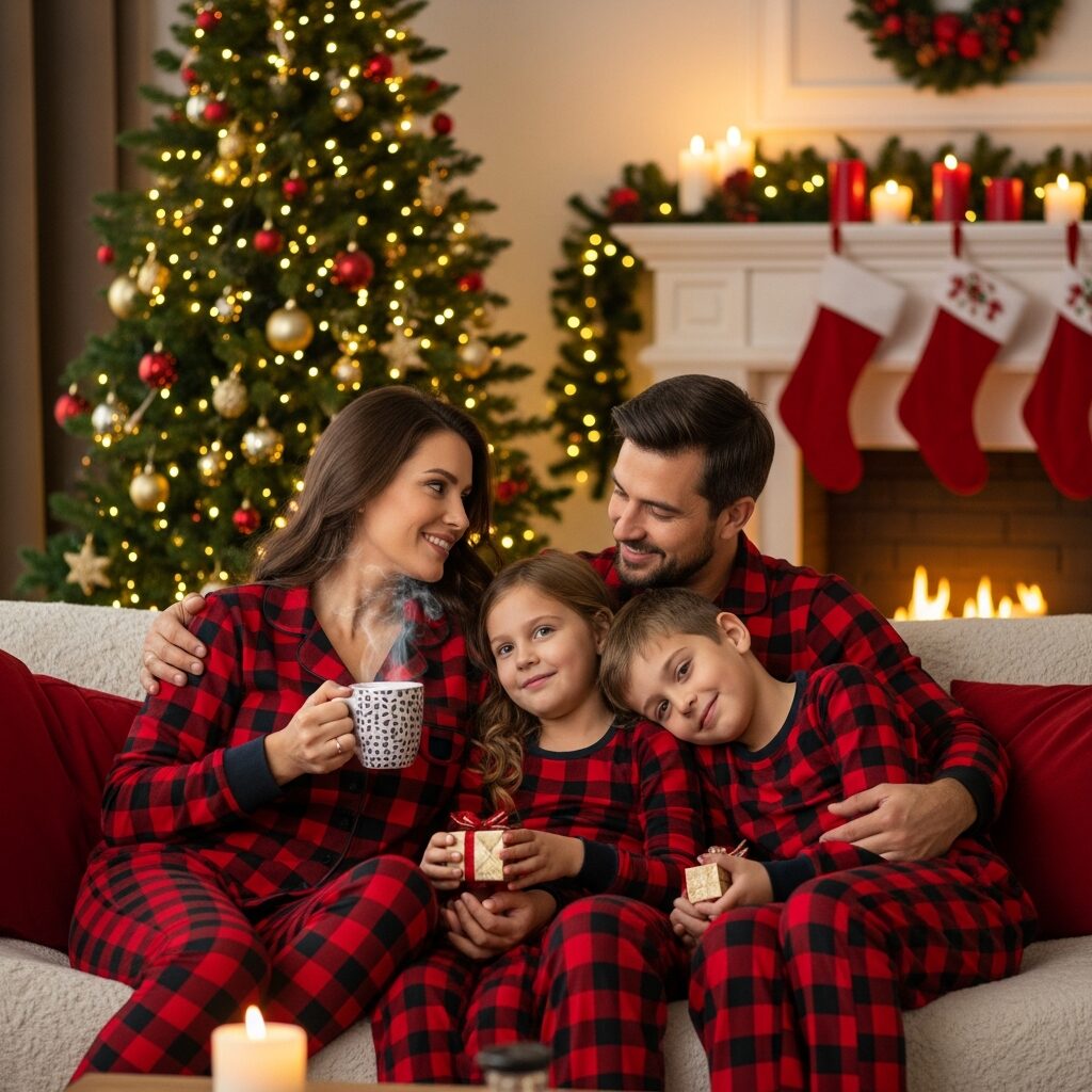 Family Plaid Christmas Pajamas