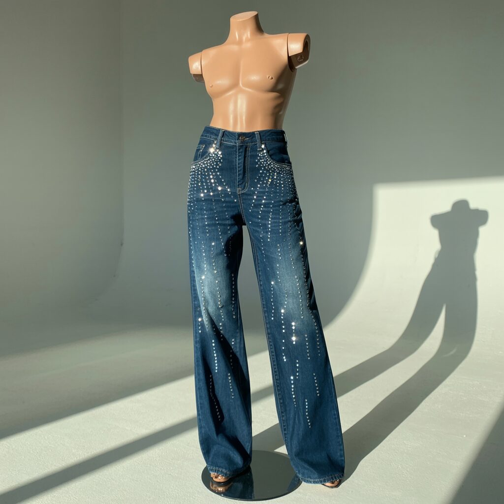 Fashion Nova Rhinestone Jeans