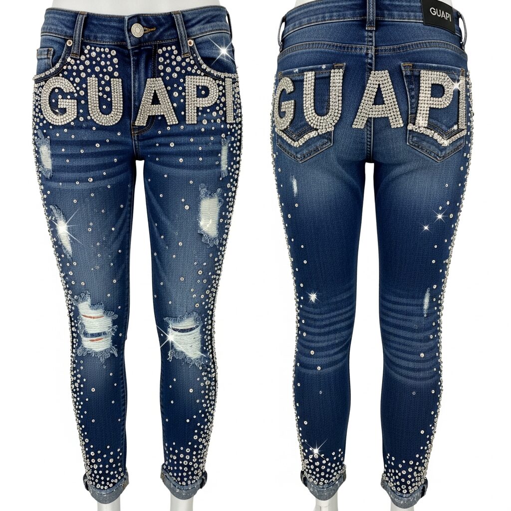 Guapi Rhinestone Jeans