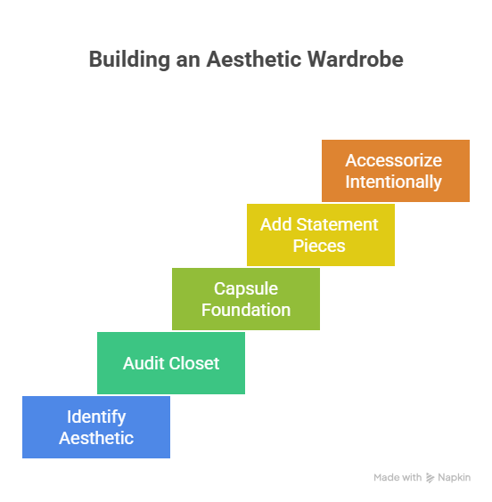 How to Build Your Aesthetic Wardrobe visual selection