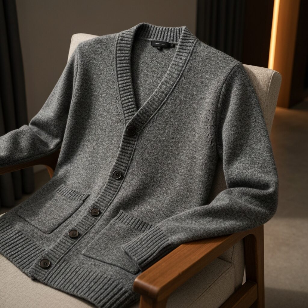 Men's Cardigan Sweater Design