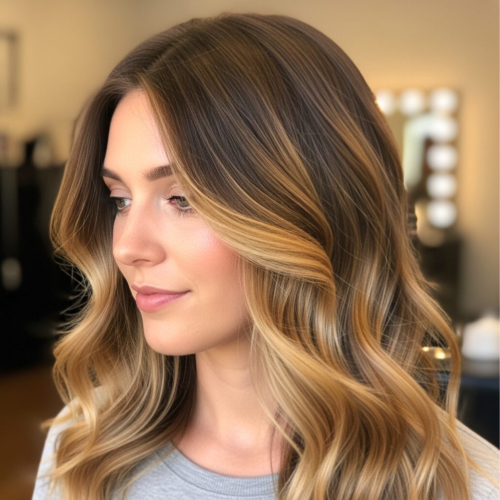 Mocha Brown-Blonde Hair
