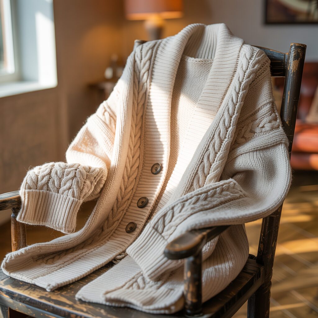 Oversized Cardigan Sweater Design