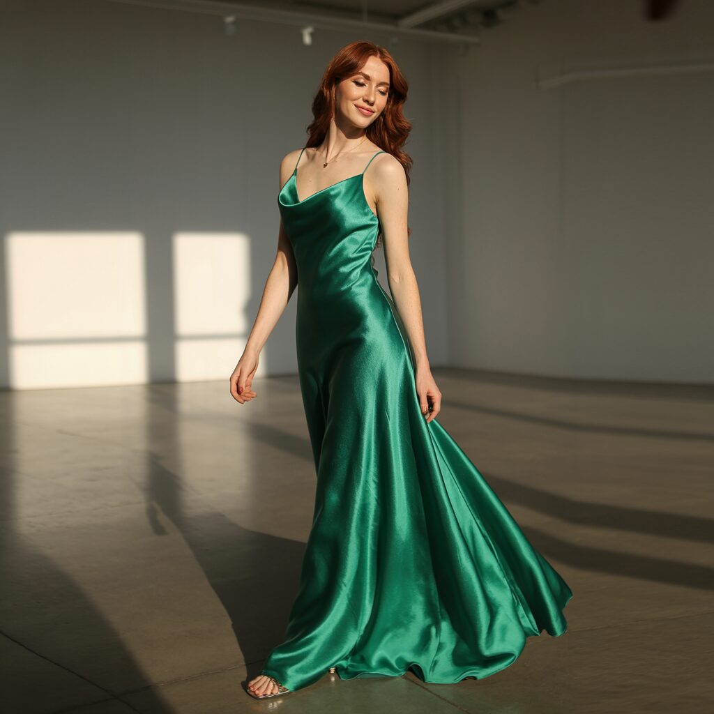 Satin Dress