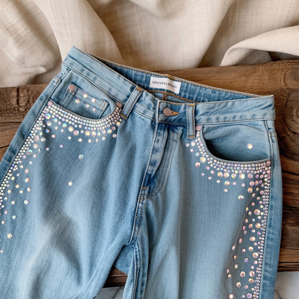 Universal Rhinestone Jeans