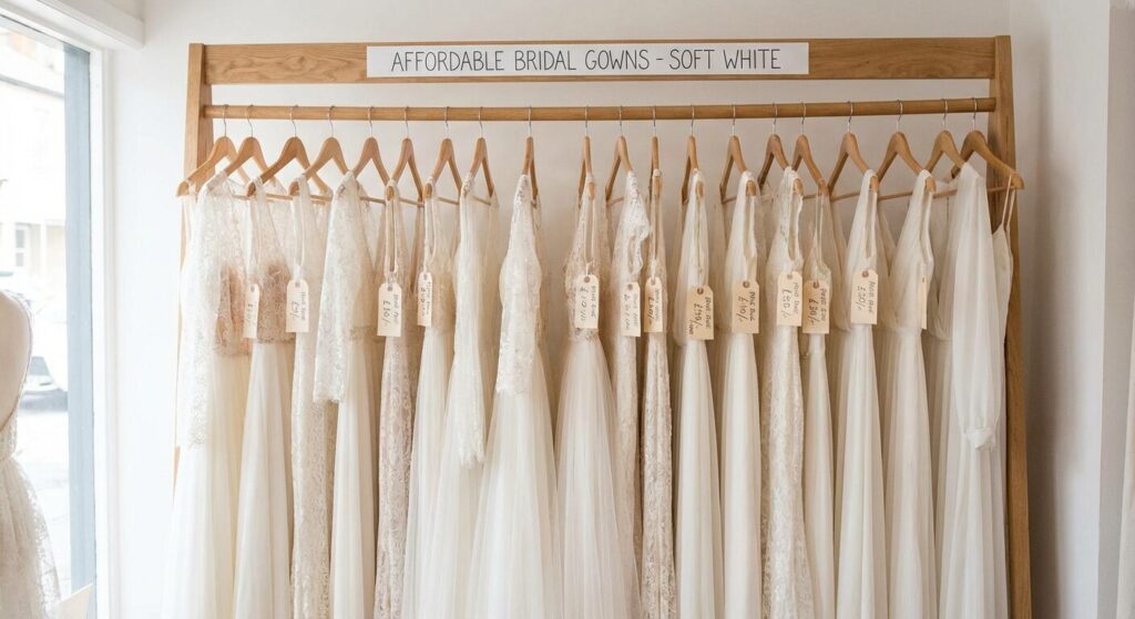 affordable bridal rack