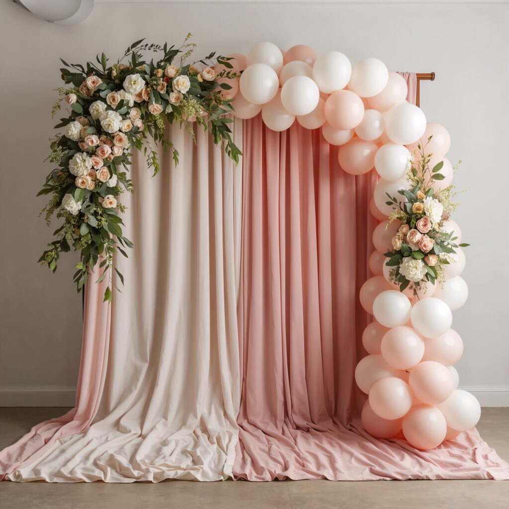 bridal shower backdrop