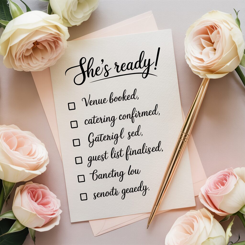 bridal shower planning checklist