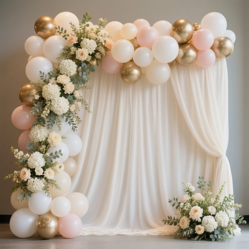 bridal shower stage decoration