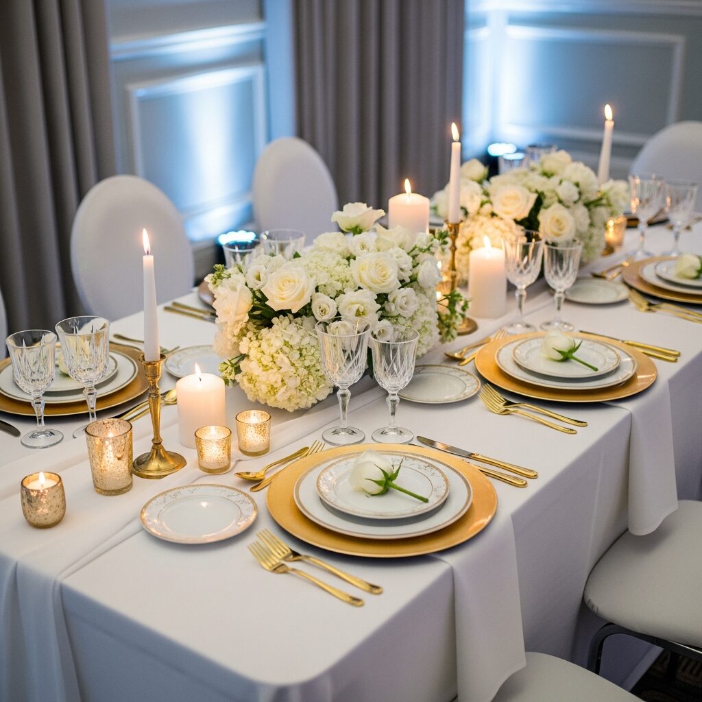 bridal shower theme setup