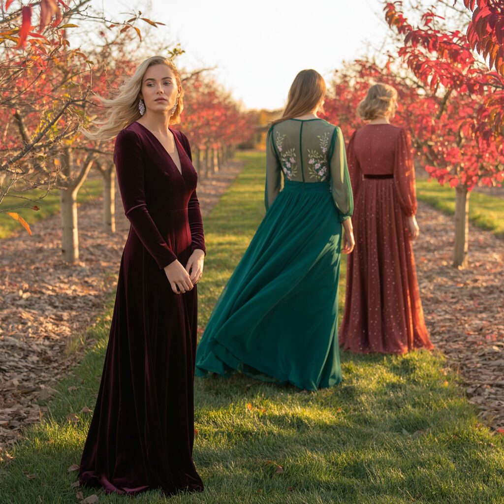 fall wedding guest dresses 05