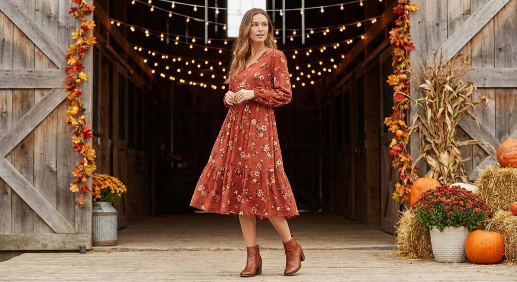 fall wedding guest dresses 07