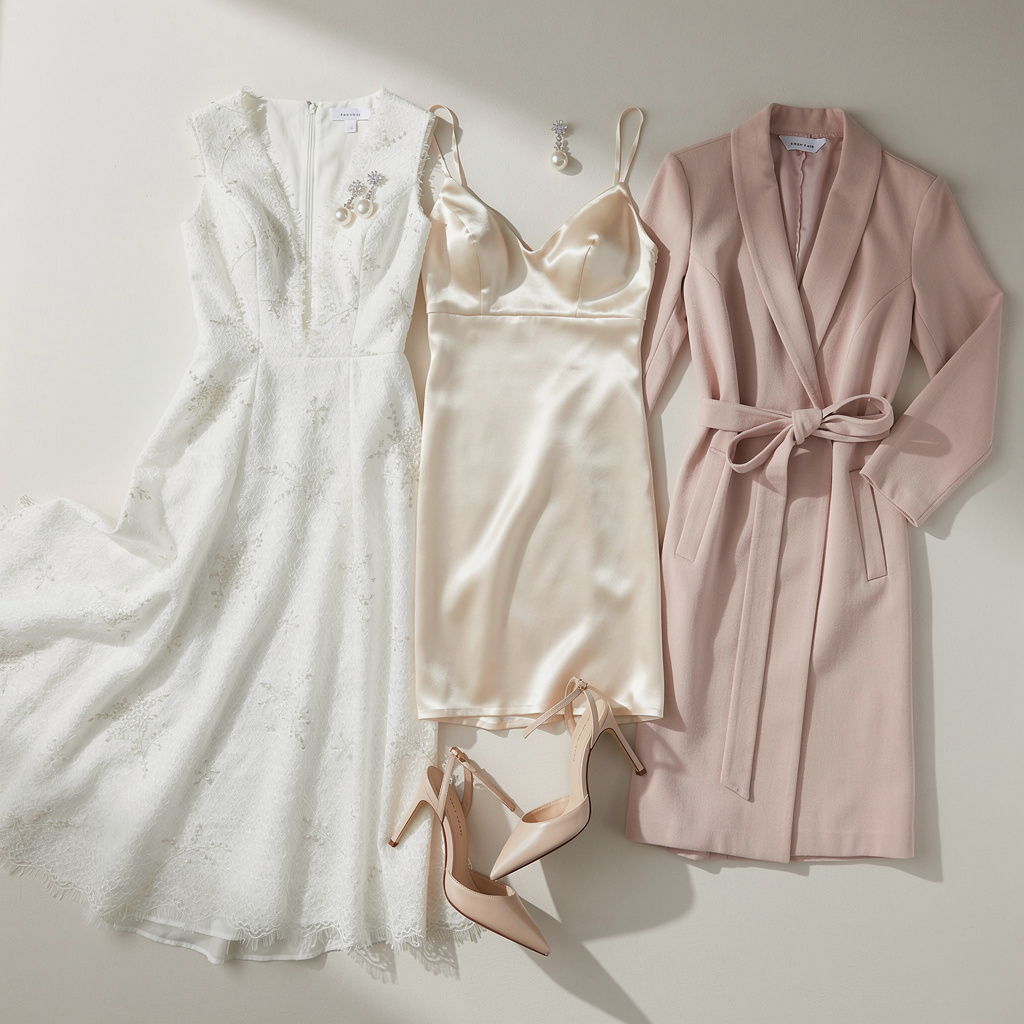 outfit ideas to match morilee divina wedding dress