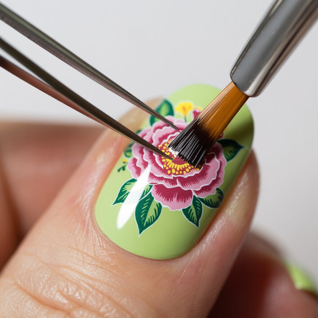 the grinch nail stickers how to apply 01