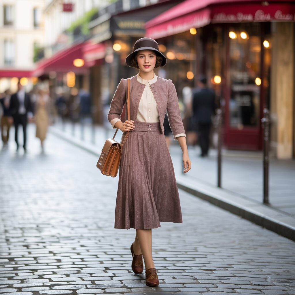 1920s women daily fashion style showing practical yet modern clothing