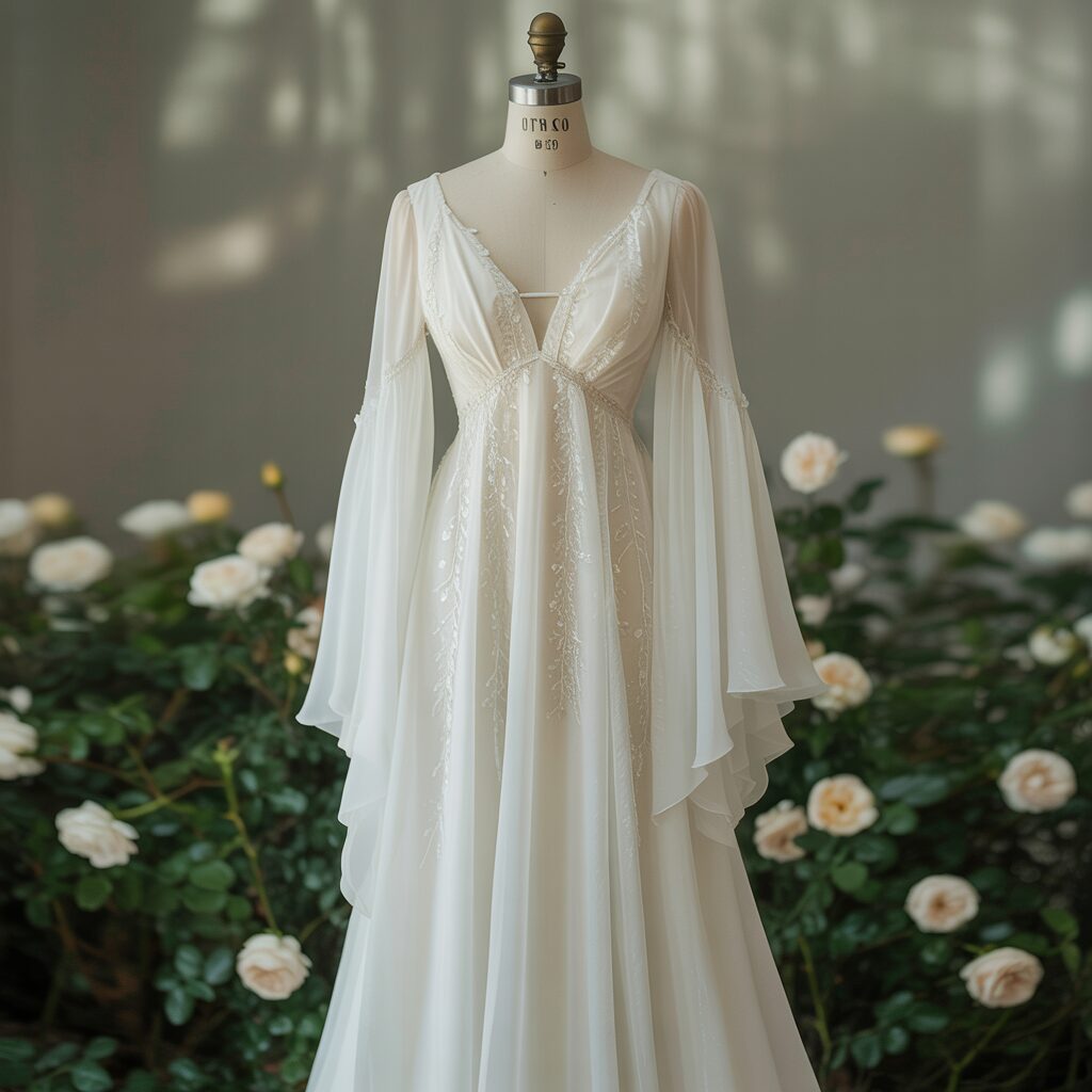 Anthropologie Wedding Dresses with Sleeves