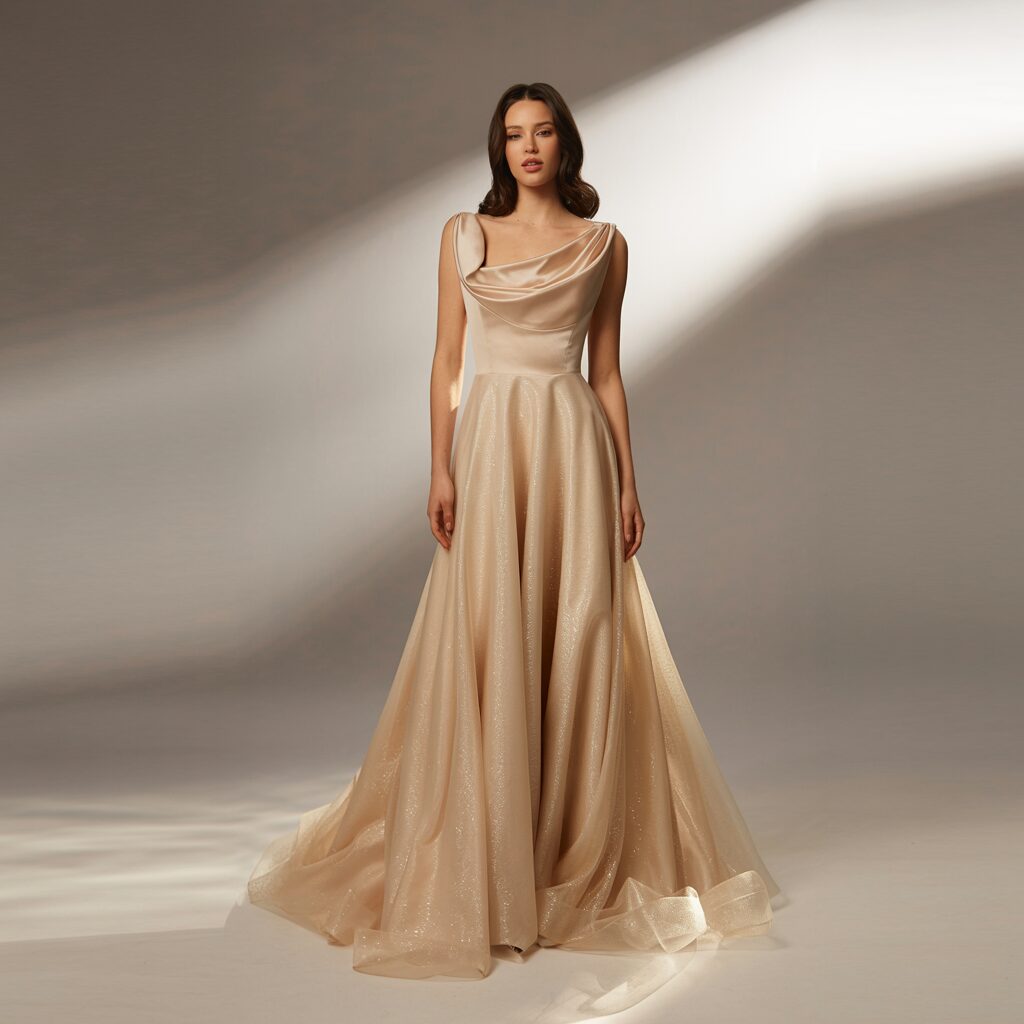 Gala Dress Design Luxury Fabrics and Modern Cuts