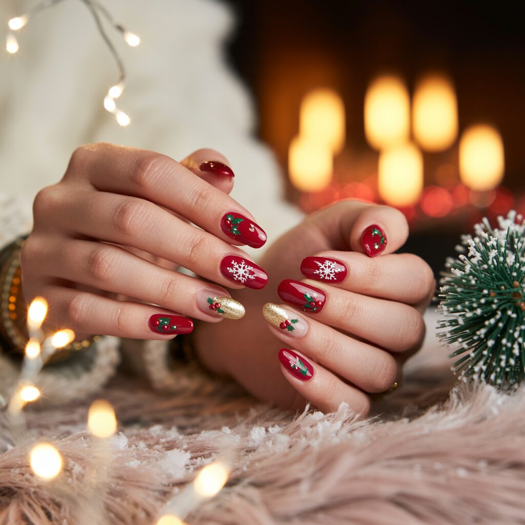 Kiss Press On Nails Christmas Edition