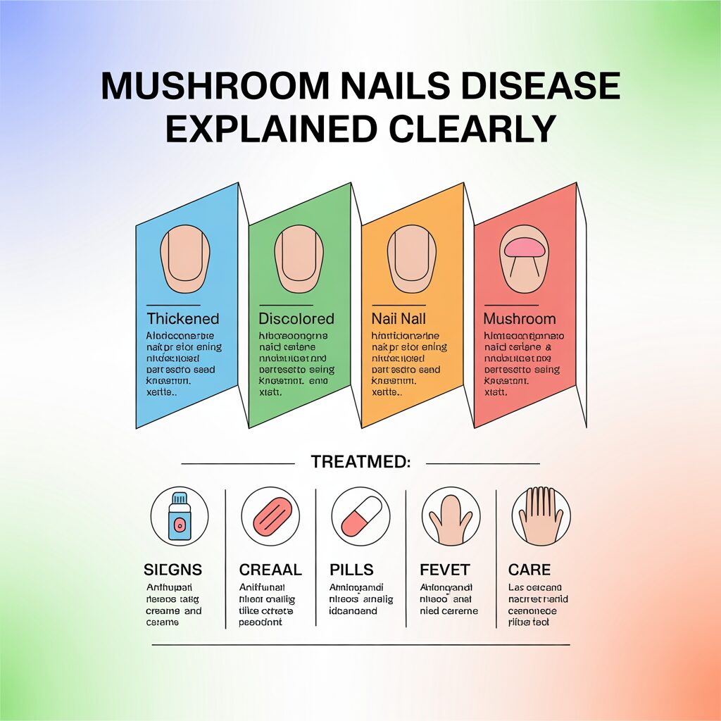 Mushroom nails disease