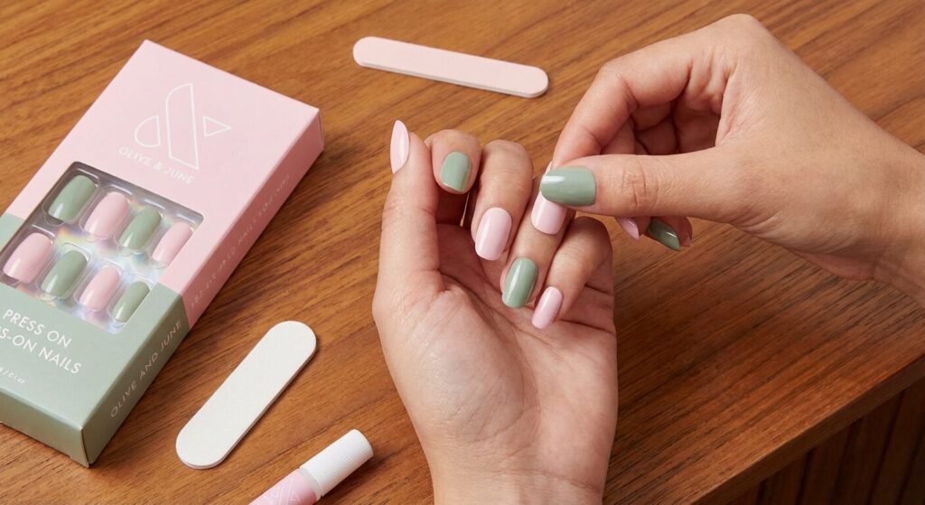 Olive and June press on nails 04
