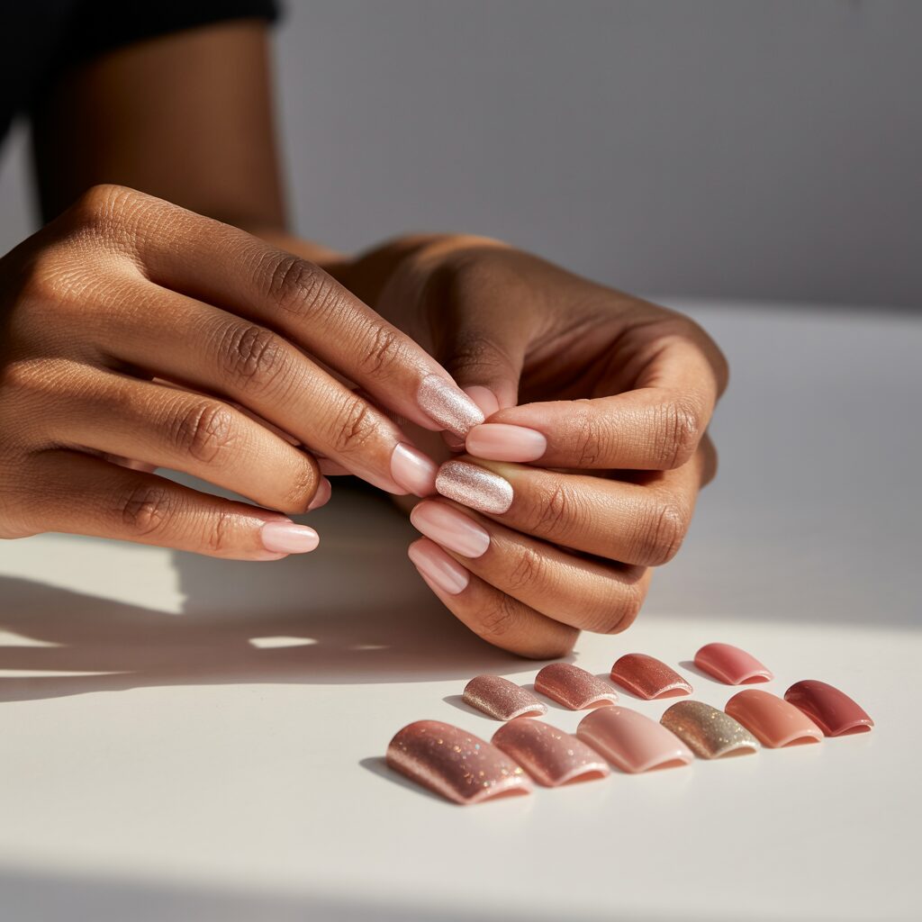 applying glamnetic press on nails 03