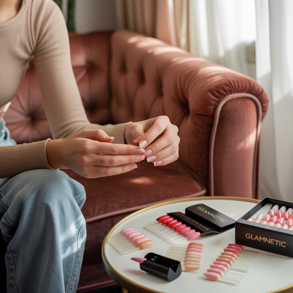 convenient glamnetic press on nails application 02