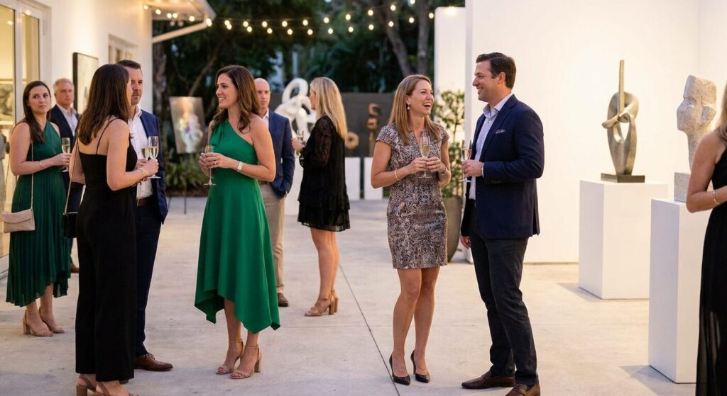 Modern silhouette dress designed for stylish cocktail attire