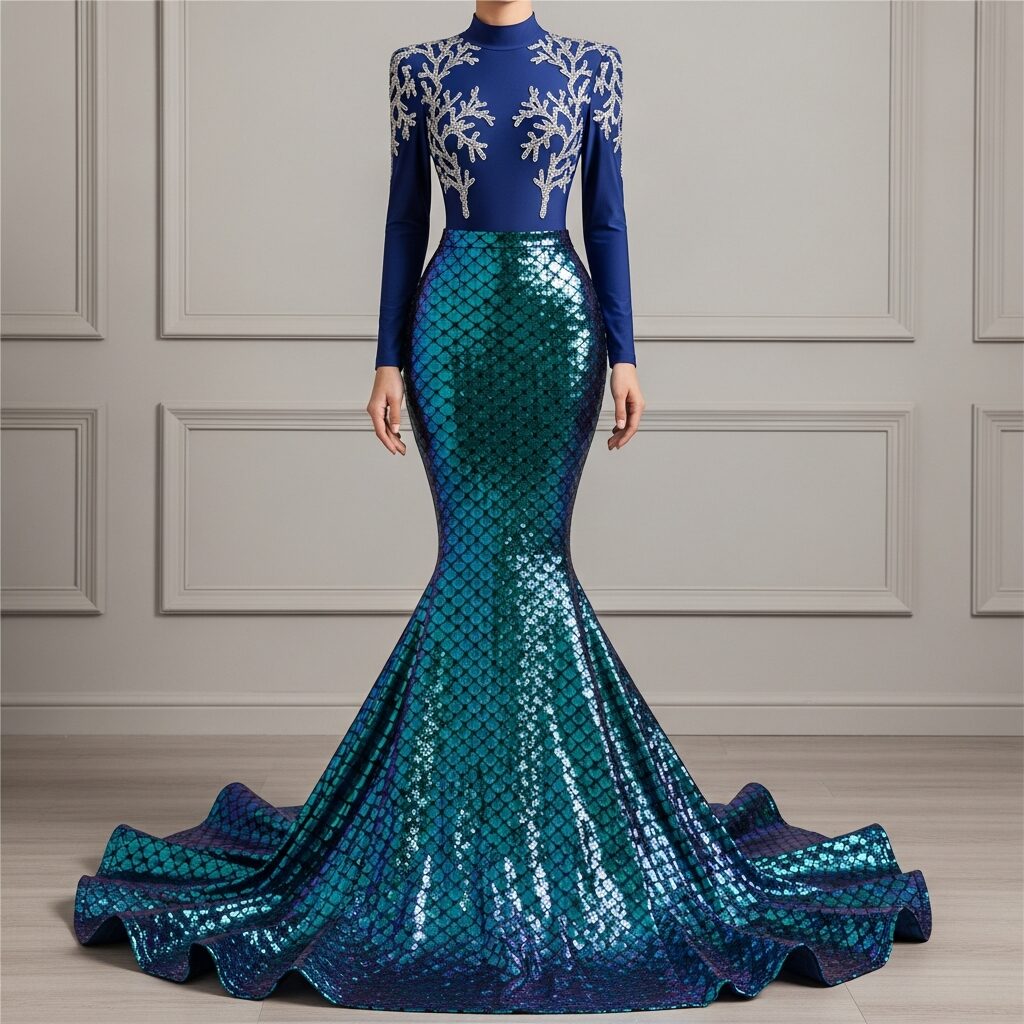 Mermaid Skirt with Bodysuit